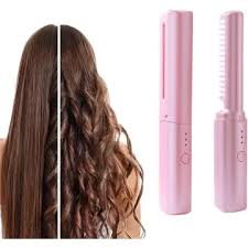 Mini Peine Alisador Recargable Portatil