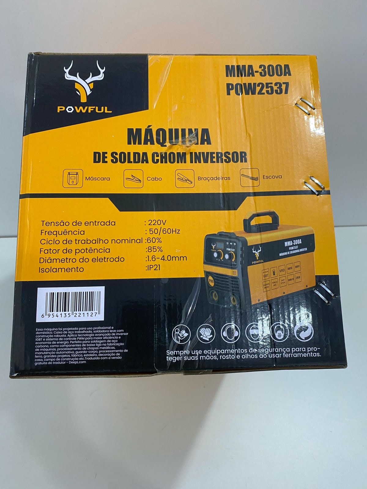 Soldador 300amp mma Powful