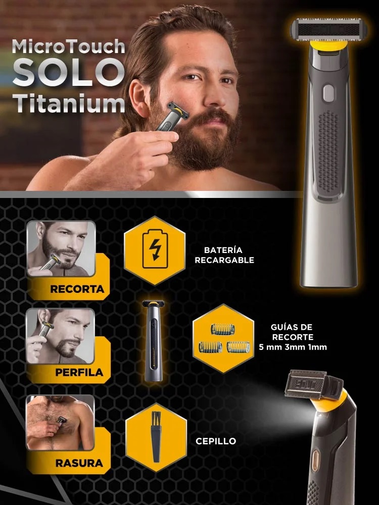 Micro Touch Titanium Solo ? Afeitadora